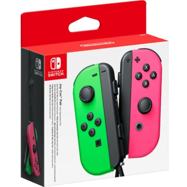 Checkit Store  Controller Nintendo Switch Joy pentru Con Pair, Neon Green & Neon Pink 