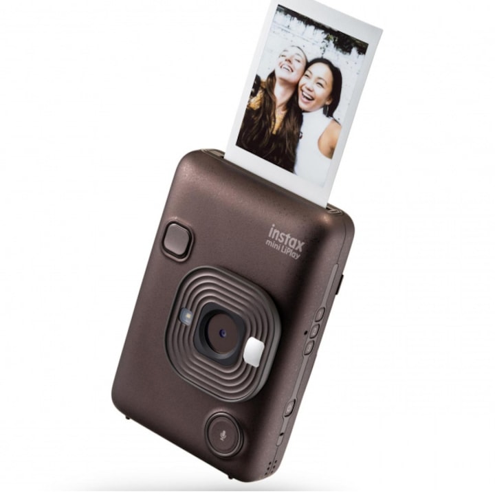 Checkit Store Fujifilm Instax Mini Liplay, Deep Bronze