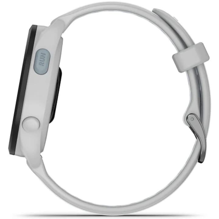 Checkit Store Garmin  Garmin Forerunner 165, 43mm, GPS, Wi-Fi, Android/iOS, curea Silicon, Mist Grey/Whitestone 