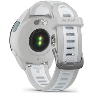 Checkit Store Garmin  Garmin Forerunner 165, 43mm, GPS, Wi-Fi, Android/iOS, curea Silicon, Mist Grey/Whitestone 