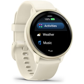 Checkit Store  Garmin vivoactive 6 Bone/Lunar Gold 