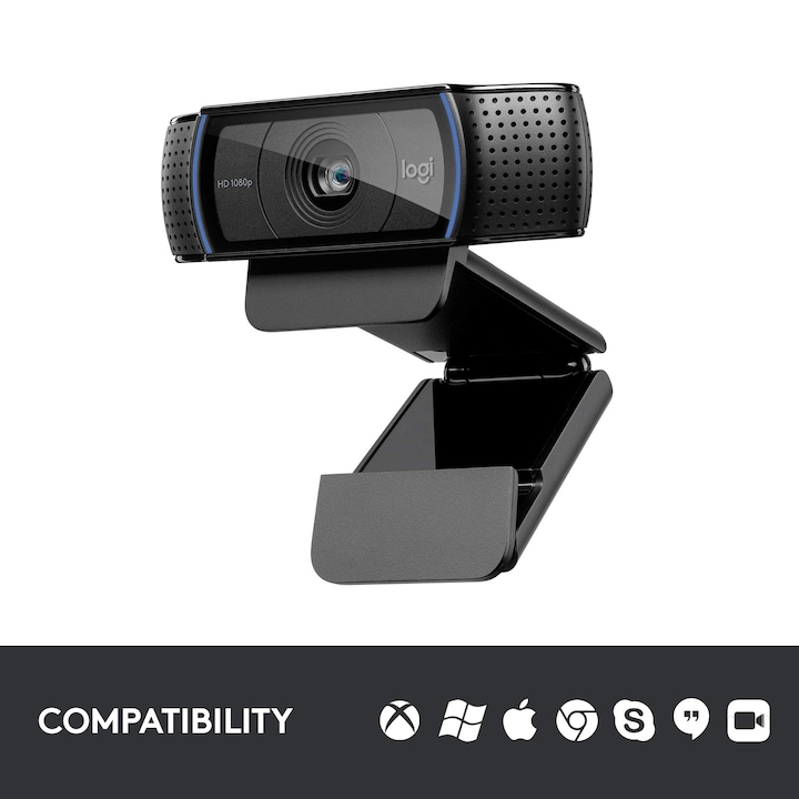 Checkit Store Logitech C920 Pro HD , Full HD, Negru 