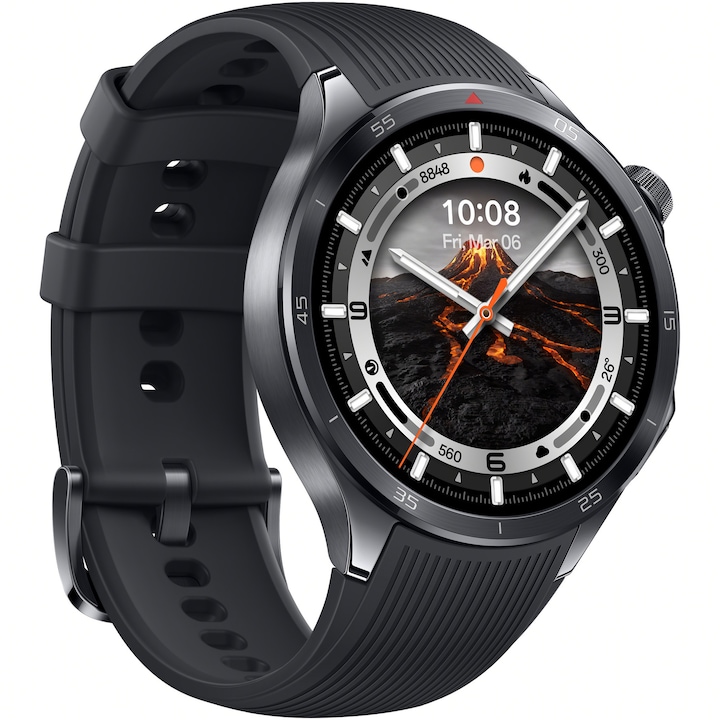Checkit Store  OPPO Watch X2, 1.5 inch, GPS, Android, Lava Black 