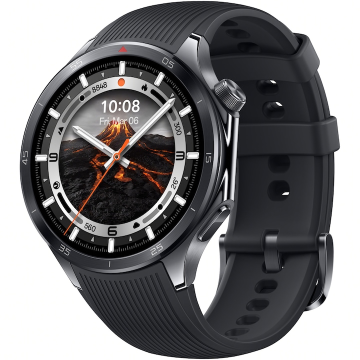 Checkit Store  OPPO Watch X2, 1.5 inch, GPS, Android, Lava Black 