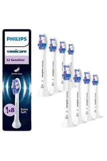 Checkit Store Philips SONICARE Sonicare S2 Sensitive HX6058/87 Toothbrush Heads 8pcs White REZERVE