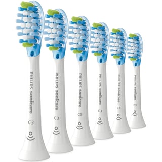 Checkit Store Philips  Rezerve Philips Sonicare Plaque Defence HX9046/87, pachet de 6 capete de periere, Standard, click-on, sincronizarea modurilor BrushSync, Alb 
