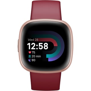 Checkit Store Fitbit  Smartwatch Fitbit Versa 4 Beet Juice/Copper Rose Aluminum 
