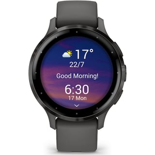 Checkit Store  Smartwatch Garmin Venu 3S, 41mm, GPS, Wi-Fi, Android/iOS, curea silicon, Black Sesame/Slate 