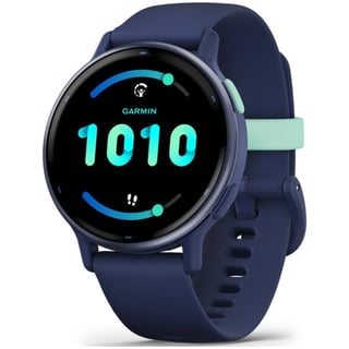 Checkit Store Garmin  Smartwatch Garmin vivoactive 5, 42mm, GPS, Wi-Fi, Android/iOS, curea silicon, Metallic Navy/Navy 