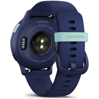 Checkit Store Garmin  Smartwatch Garmin vivoactive 5, 42mm, GPS, Wi-Fi, Android/iOS, curea silicon, Metallic Navy/Navy 