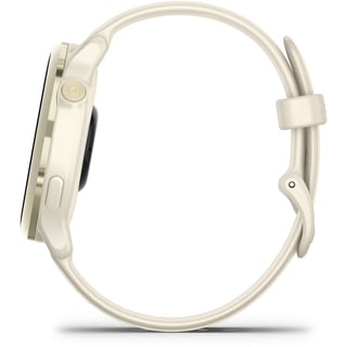 Checkit Store  Smartwatch Garmin vivoactive 6, 42mm, GPS, Wi-Fi, Android/iOS, curea silicon, Bone/Lunar Gold 