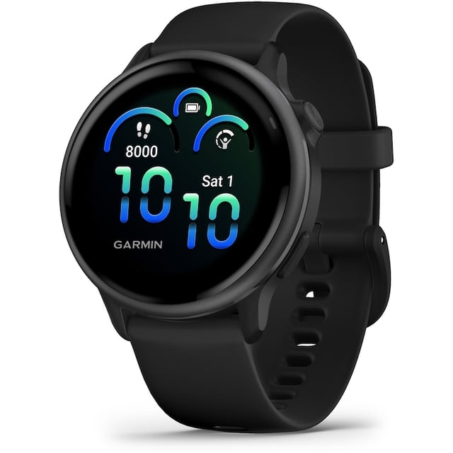 Checkit Store Garmin  Smartwatch Garmin vivoactive 6, 42mm, GPS, Wi-Fi, Android/iOS, curea silicon, Slate/Black 