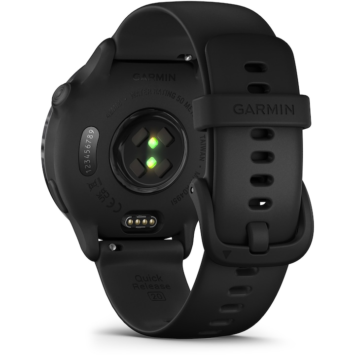 Checkit Store Garmin  Smartwatch Garmin vivoactive 6, 42mm, GPS, Wi-Fi, Android/iOS, curea silicon, Slate/Black 