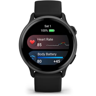 Checkit Store Garmin  Smartwatch Garmin vivoactive 6, 42mm, GPS, Wi-Fi, Android/iOS, curea silicon, Slate/Black 