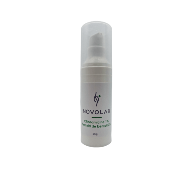 Novolab Clindamicină 1% Peroxid de Benzoil 3% gel 25g