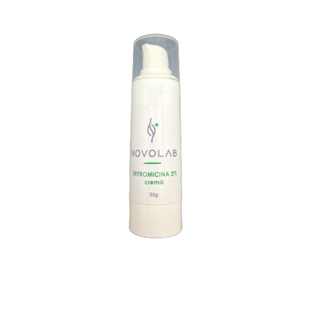 Novolab Eritromicină 2% cremă 25g