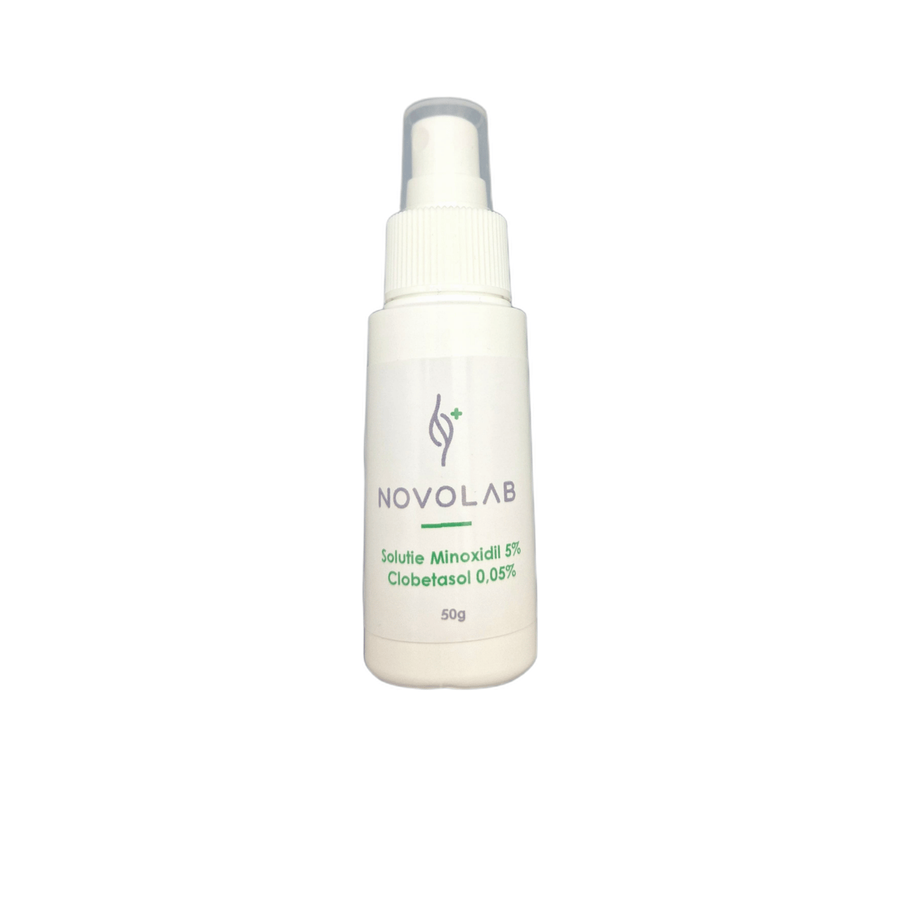 Novolab Soluție cu Minoxidil 5% și Clobetasol 0,05% 50g